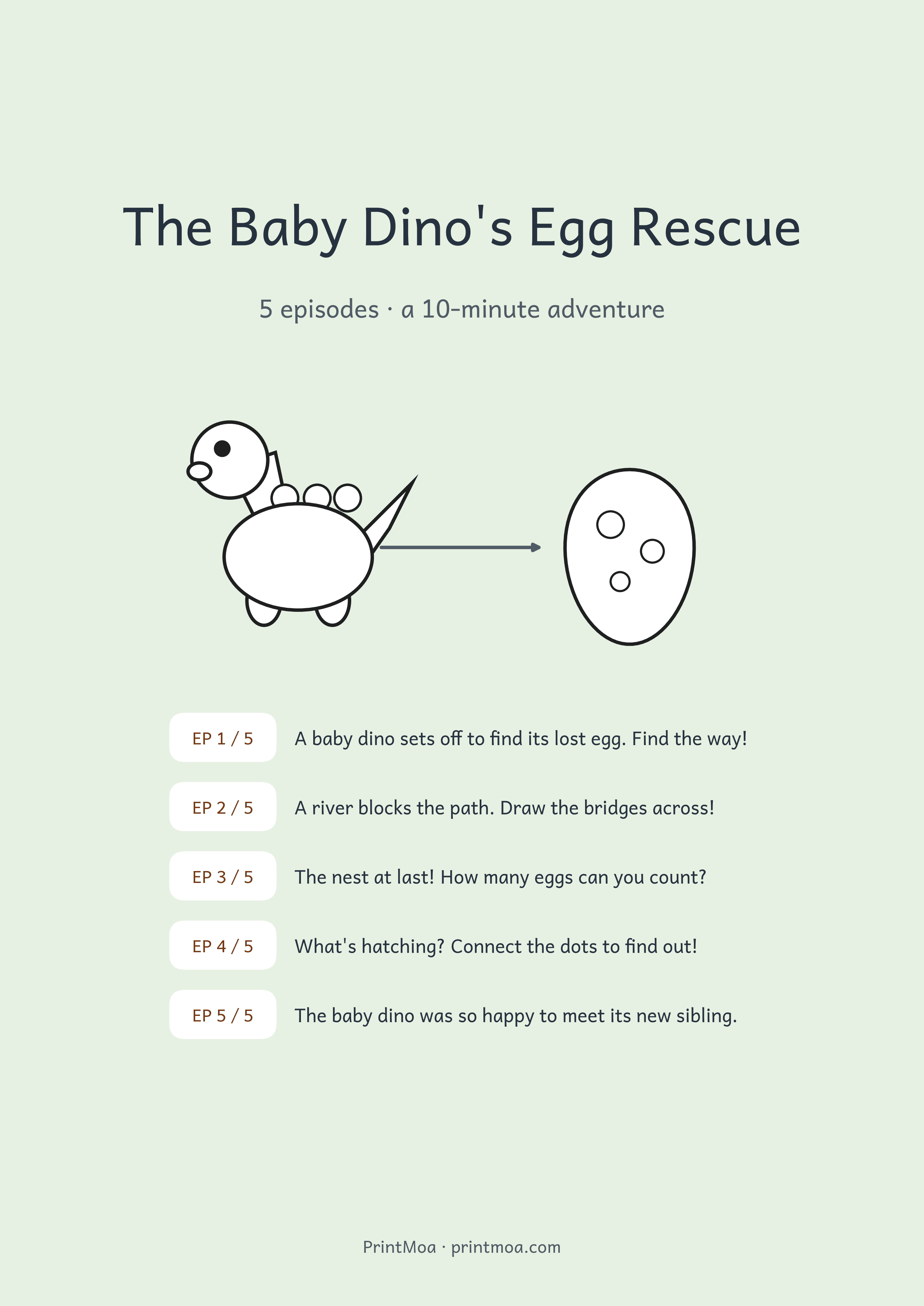 The Baby Dino's Egg Rescue