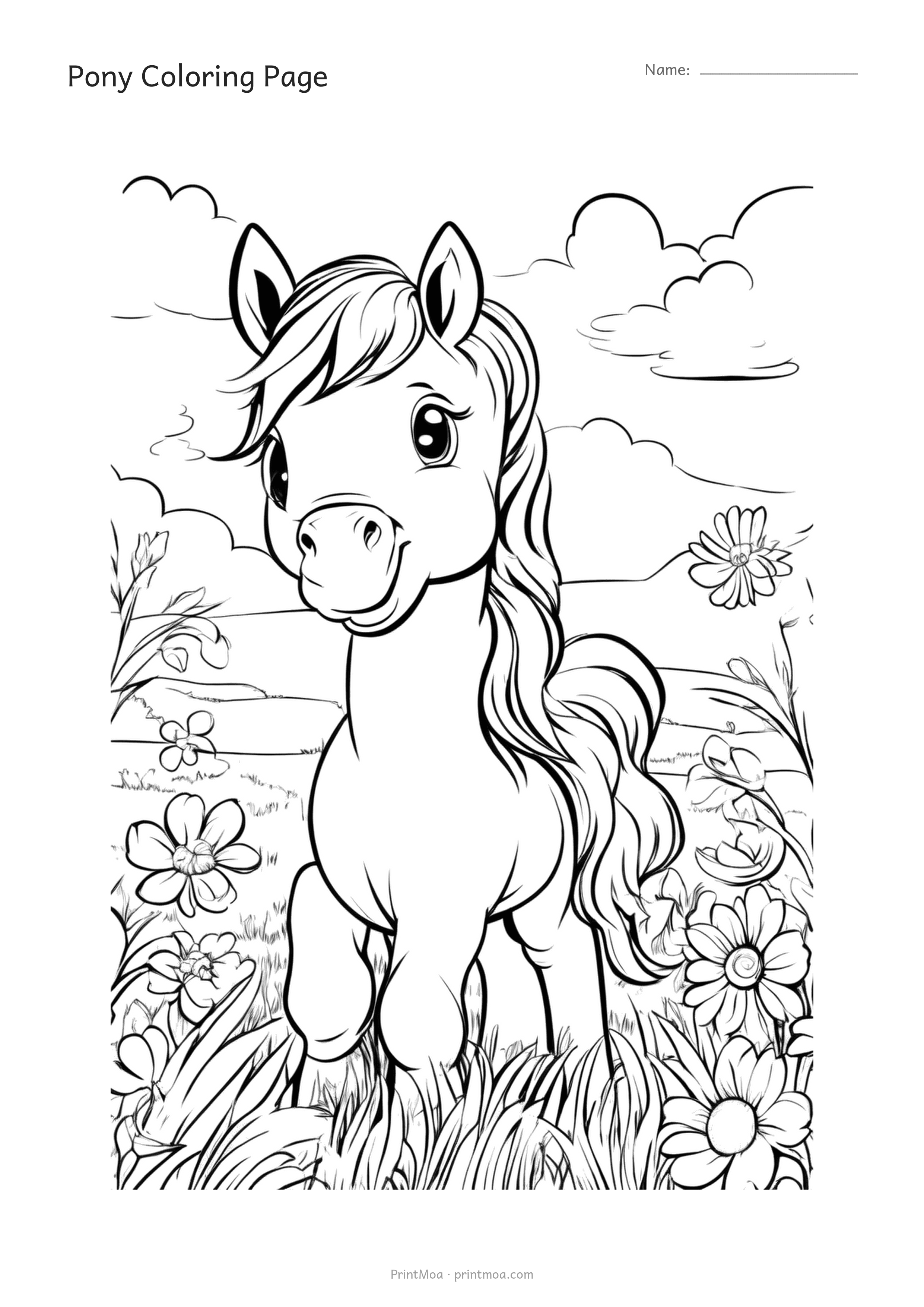 Pony Coloring Page